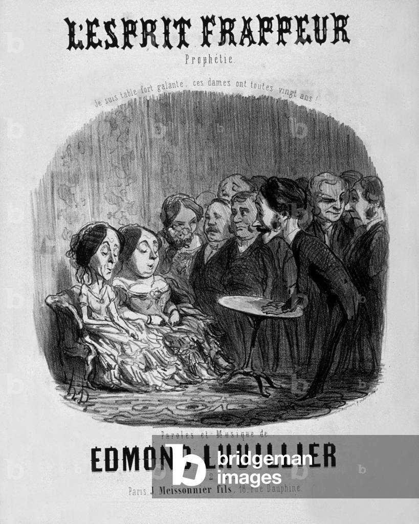 Sheet music cover L esprit Batterhead Prophetie Lyrics and music by Edmond Lhuillier