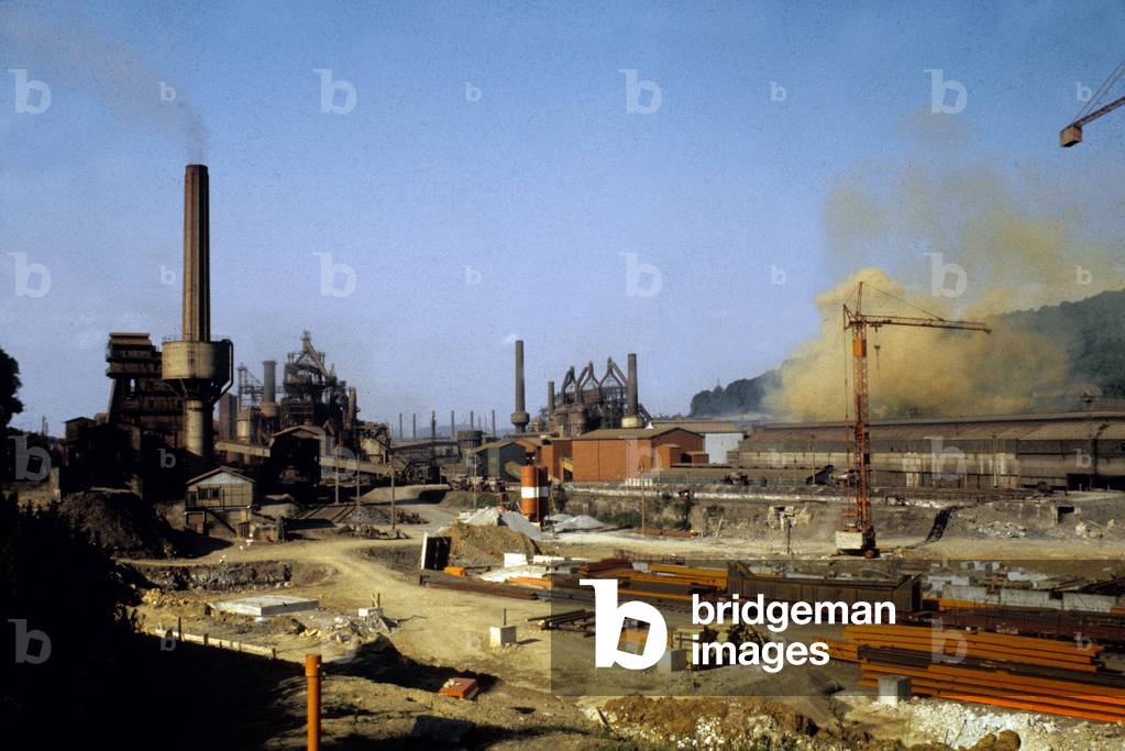 Longwy (Lorraine, France) 70's : steel industries