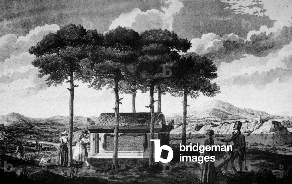 Tomb of General Marceau (engraving)