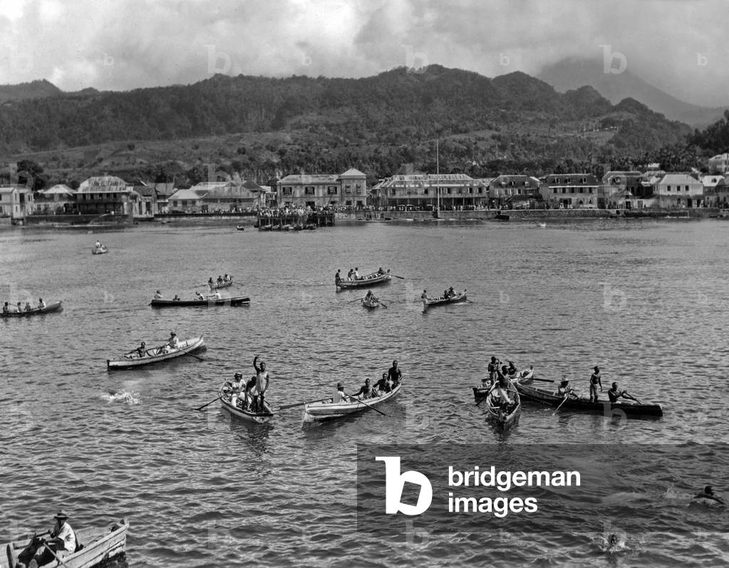 Dominican Republic (Greater Antilles) 50's : boats