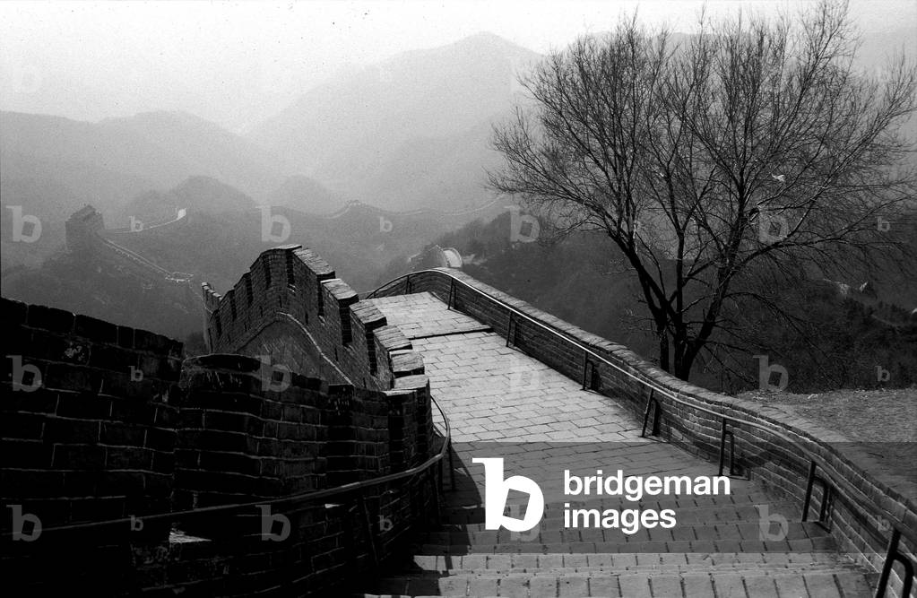 the Great Wall of China, photo taken on February 2001