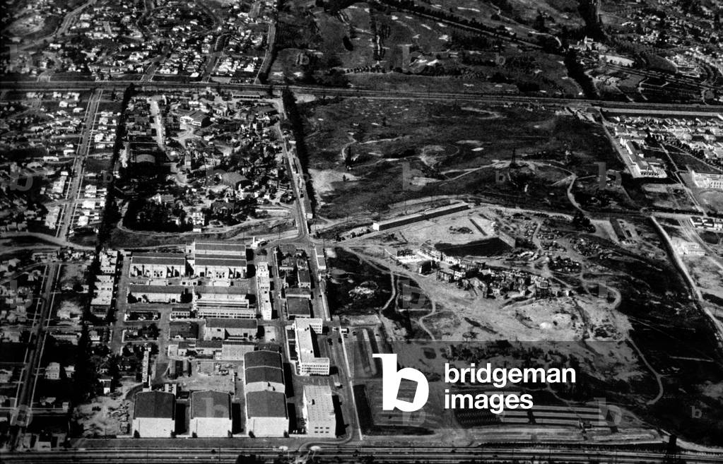 Fox production studios in Los Angeles, 60's (photo)