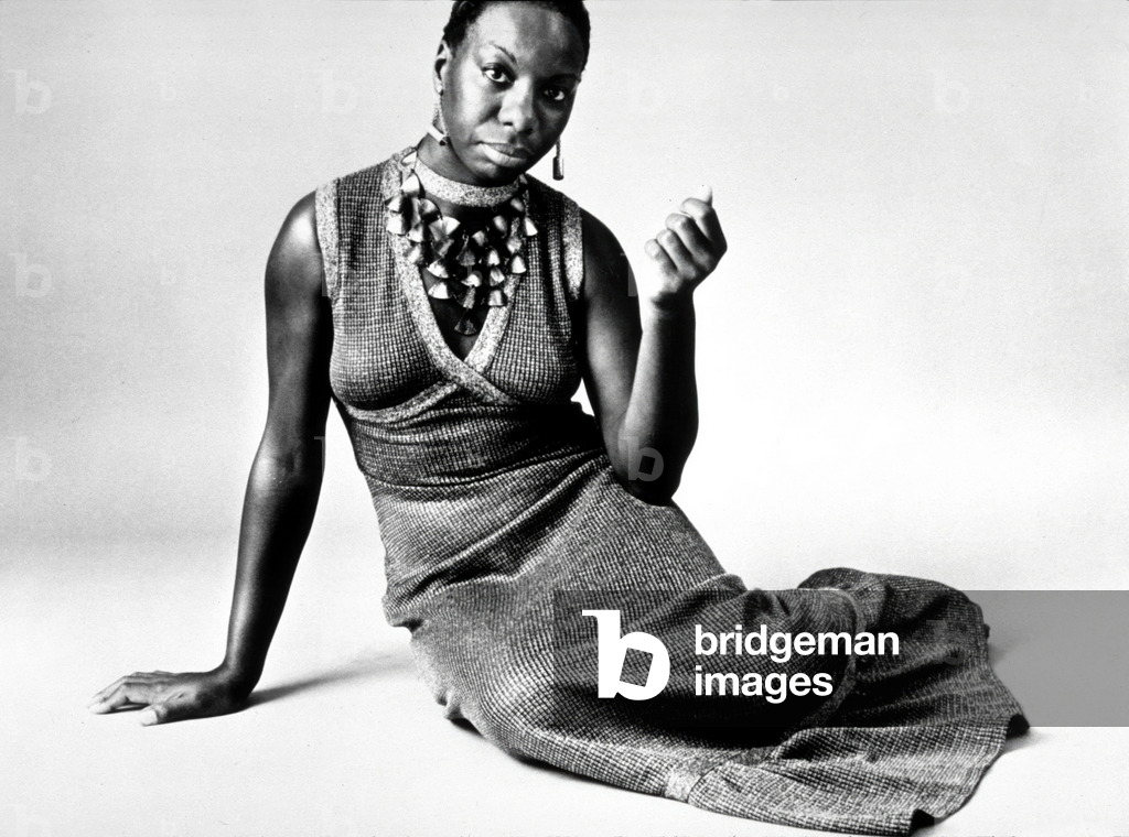 Nina Simone (Eunice Kathleen Waymon 1933-2003) American pianist and Singer