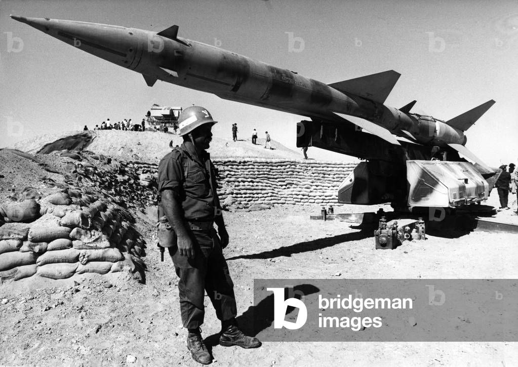 Sam III missile near Suez, 29 October 1973