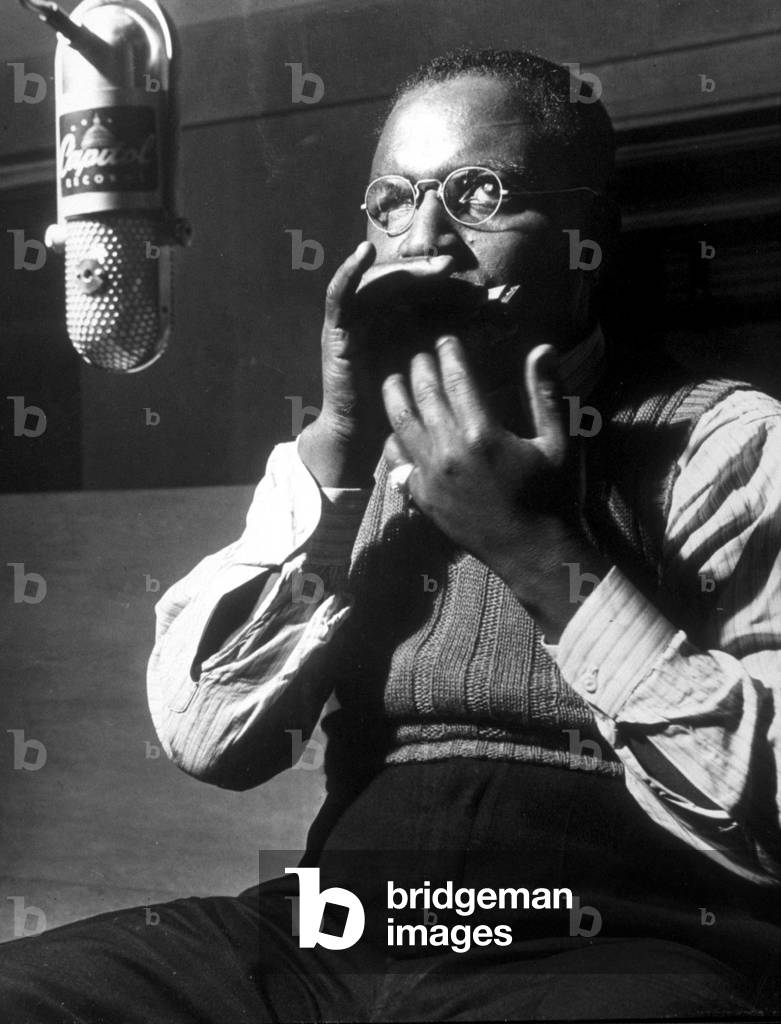 blues harmonica player Saunders Terrel said Sonny Terry (1911-1986) 50's