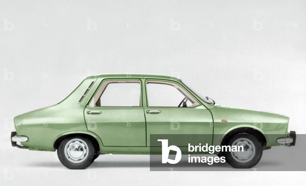 The car Renault 12, September 25, 1969, colourized document