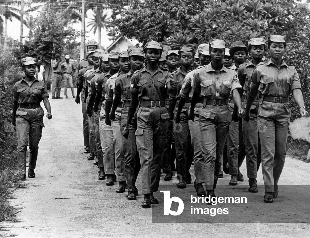 In Nigeria, nurses from all over Biafra have been brought together to form the army's first medical unit, July 3, 1968