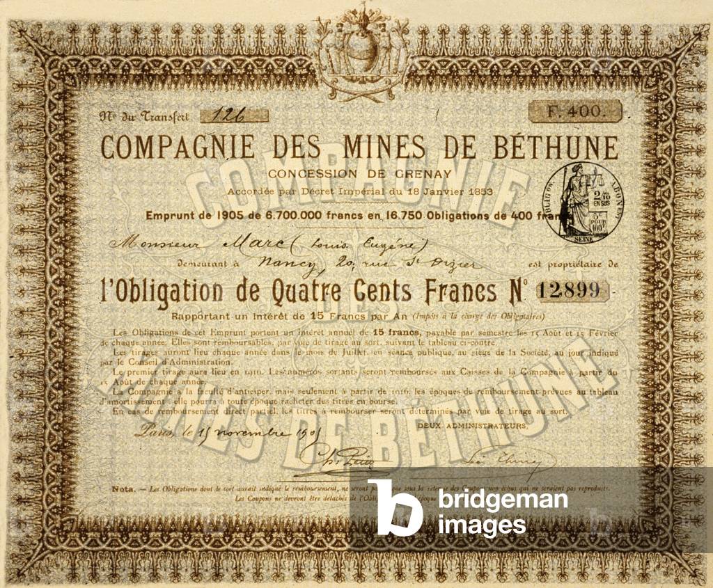 Payment Slip, Bethune Mining Company (litho)