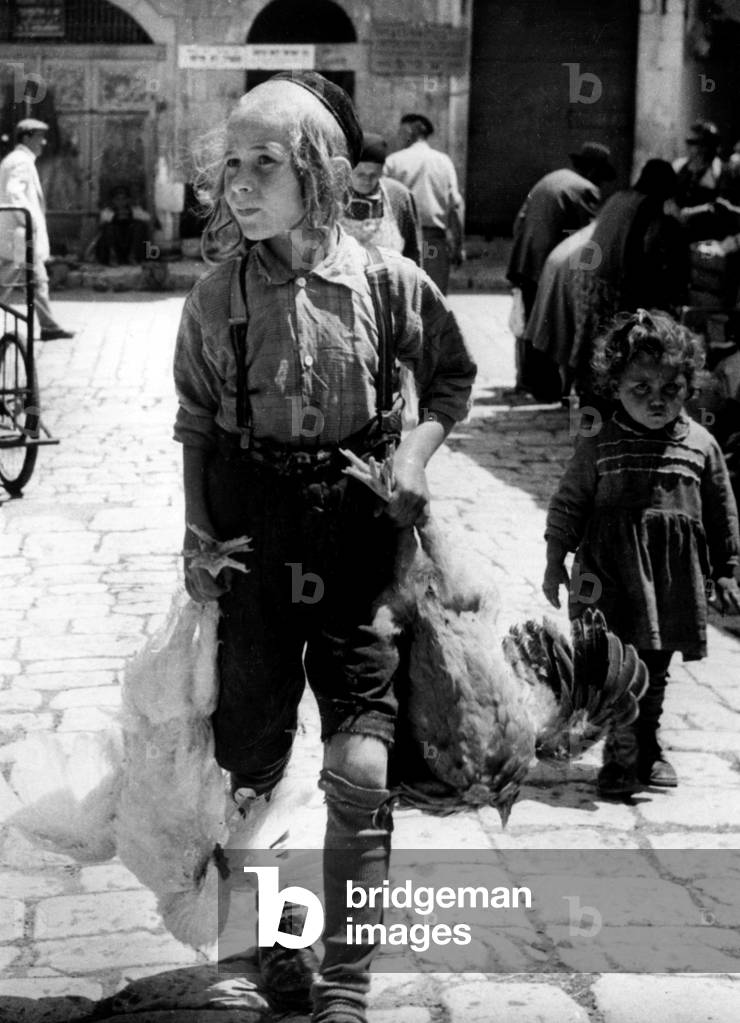 Children in Jerusalem streets, November 1959