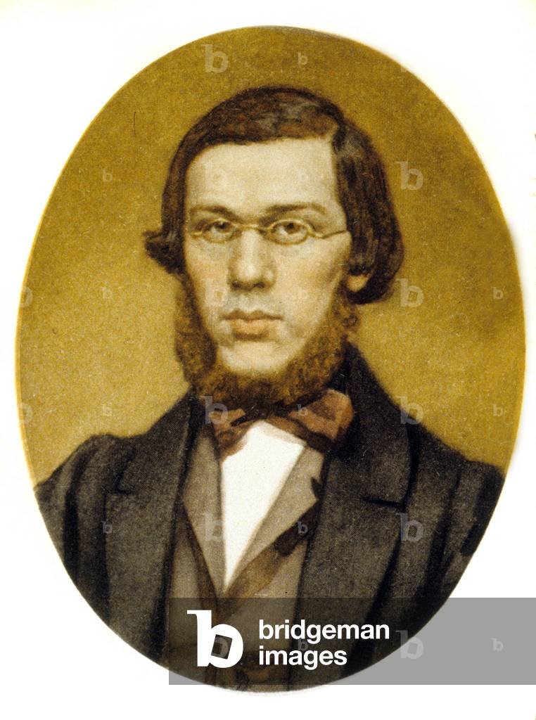 Nikolai Alexandrovich Dobrolyubov (1836 1861) Russian literary critic painting by C. Bondar