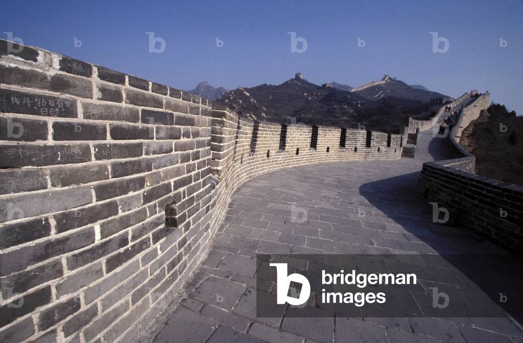 the Great Wall of China, photo taken on February 2001