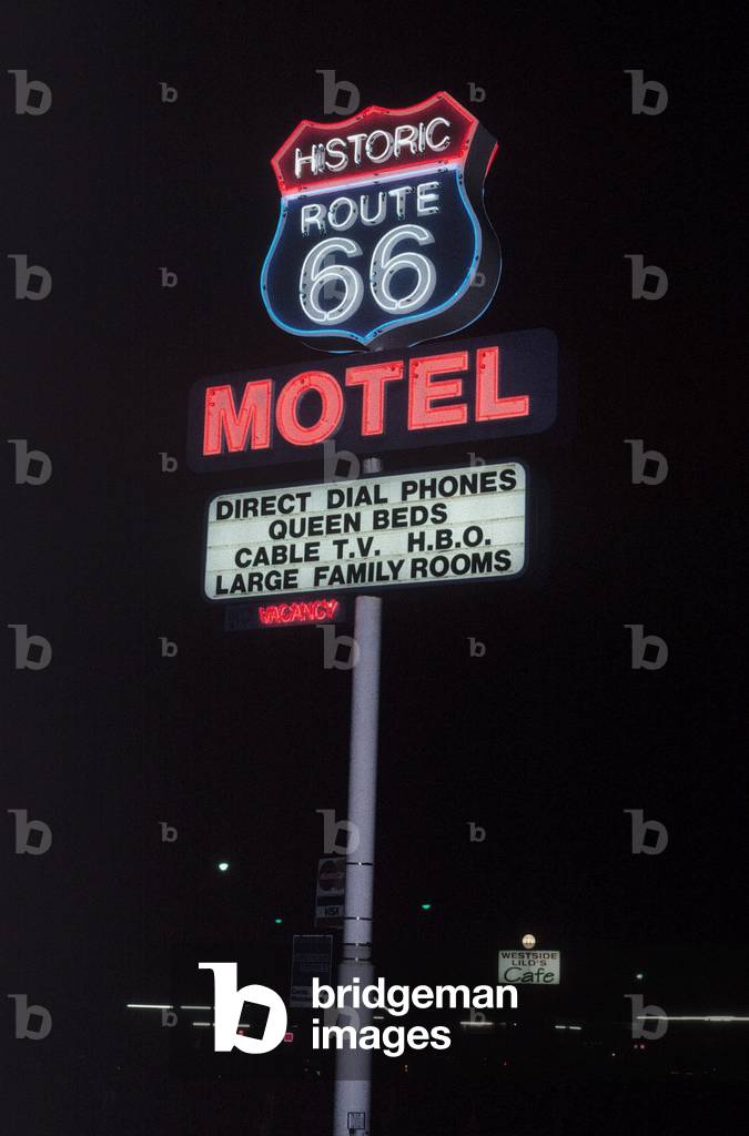 Route 66 which cross United States from Los Angeles to Chicago, photo taken in 2005