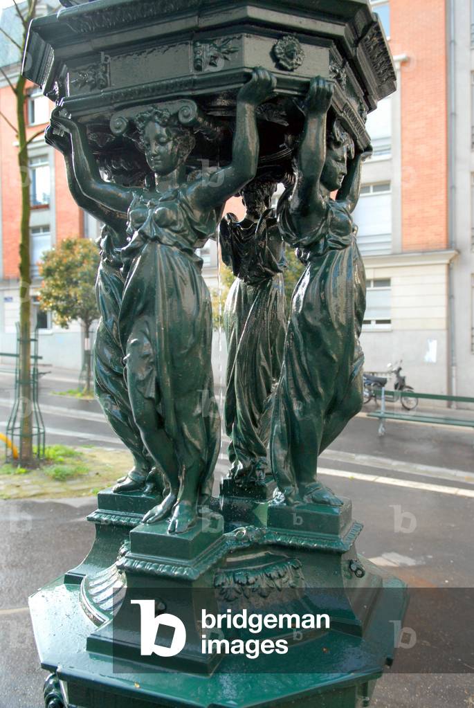 Wallace fountain in Paris, 2007