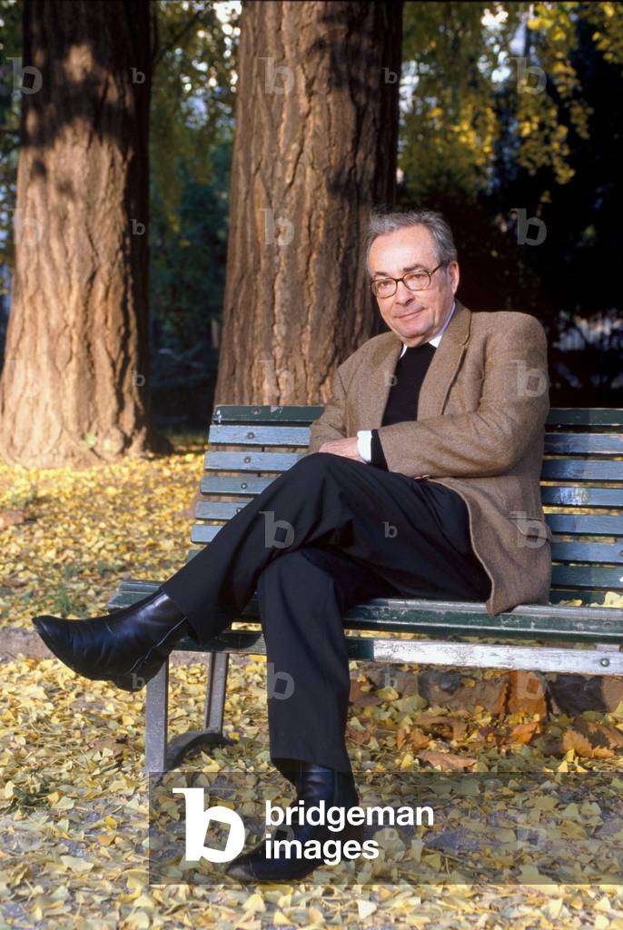 George Steiner, French Writer, naturalist and philosopher from Austrian origins, in 1998