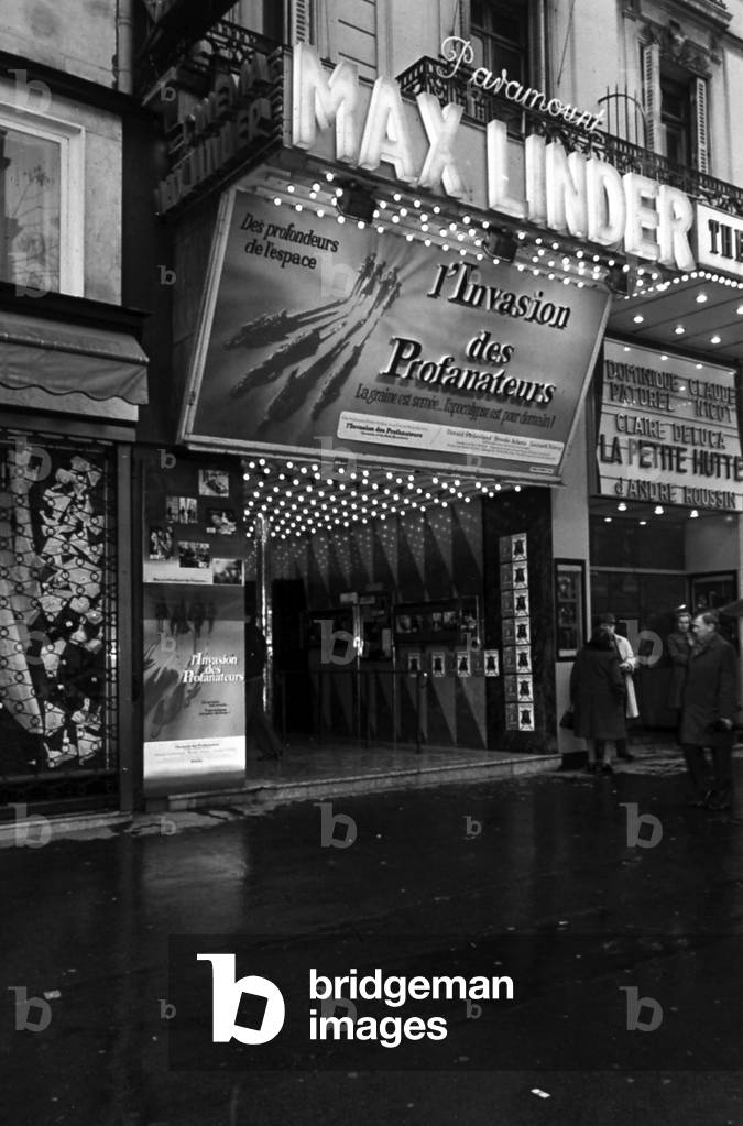 Max Linder cinema in Paris built in 1914, here in 1978