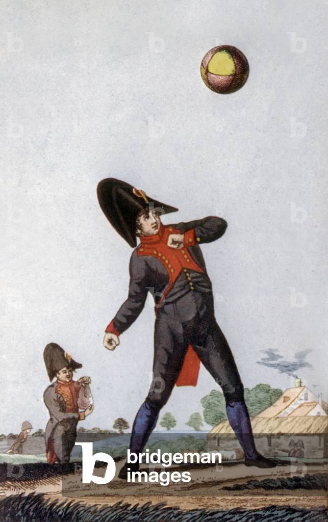 Pupil of the Napoleon Secondary School in Paris, c.1810 (colour engraving)