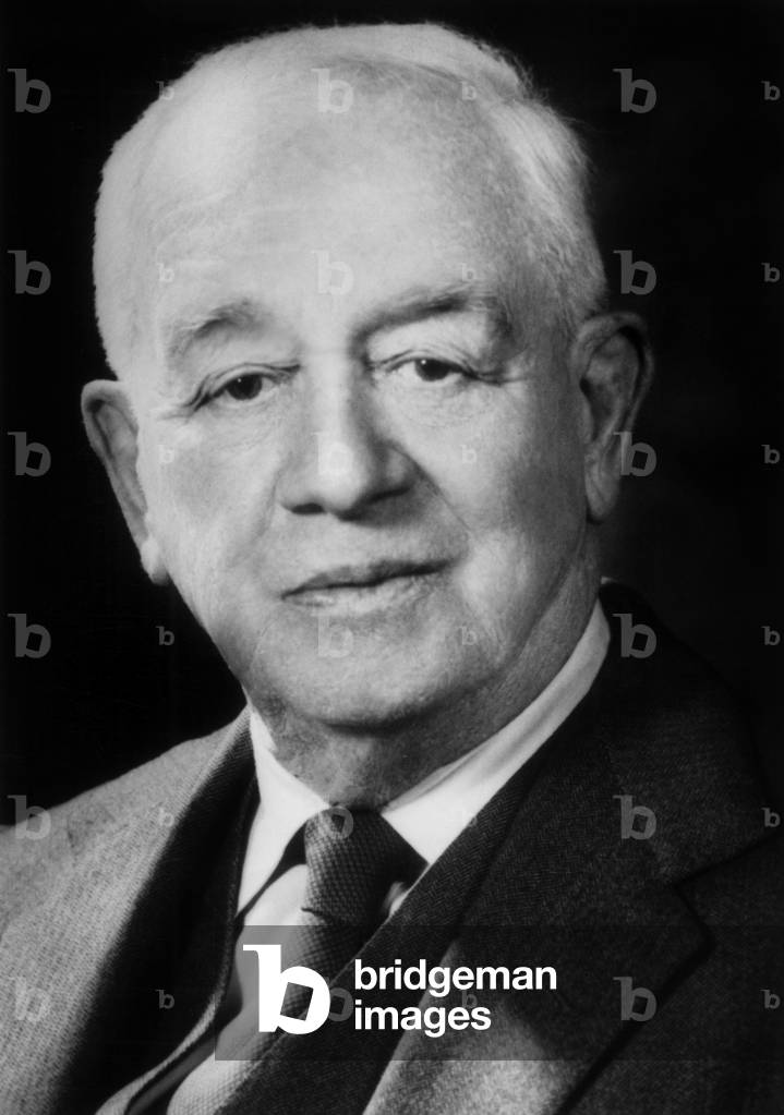 Peyton Rous (1879 1970) American pathologist and Nobel Laureat here in New York, October 13, 1966