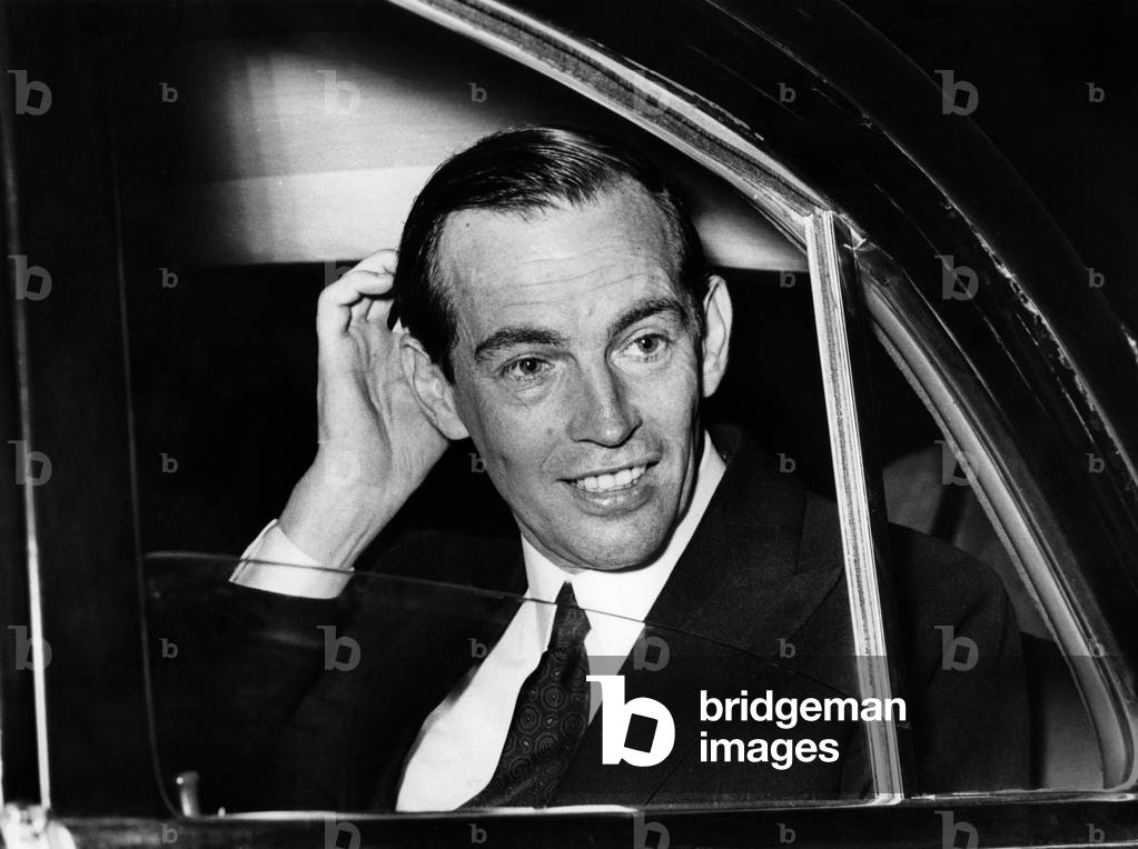 South african surgeon Christiaan Barnard after a press conference in Athens, August 11, 1968