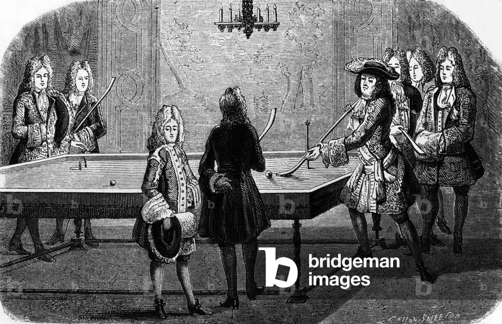 Third bedroom of French King 's appartments in Versailles, 19th century (engraving)