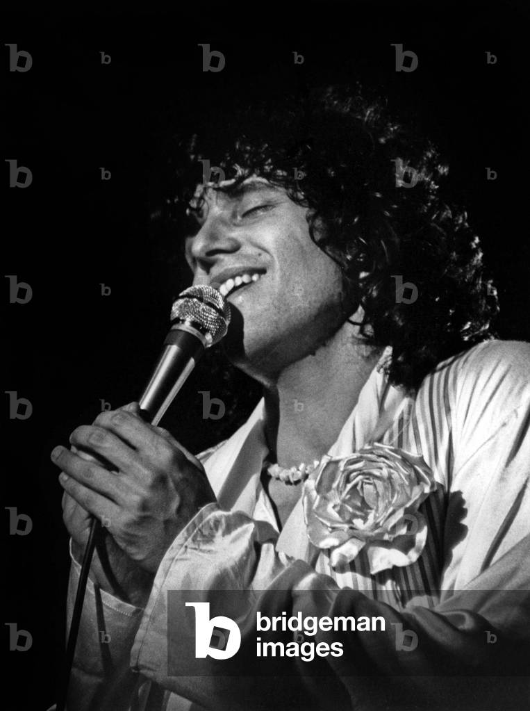Singer Julien Clerc in Paris c.1970