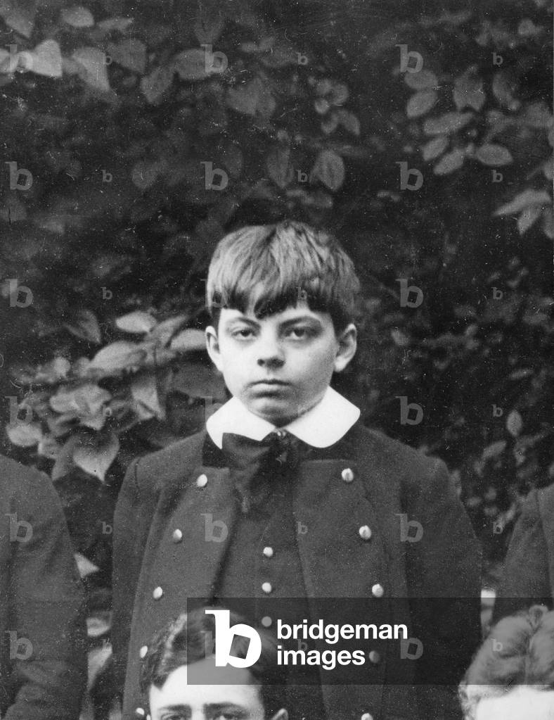 Antoine de Saint-Exupery at school c.1910-1911 (b/w photo)