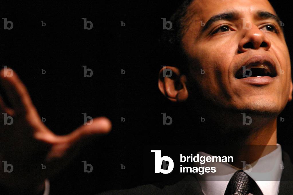 Barack Obama, United States Senator from Illinois, candidate for the Democratic nomination in the 2008 Presidential election, here in 2007