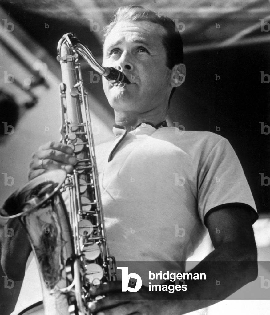 Stan Getz (1927-1991) American jazzman saxophonist here c. 1972