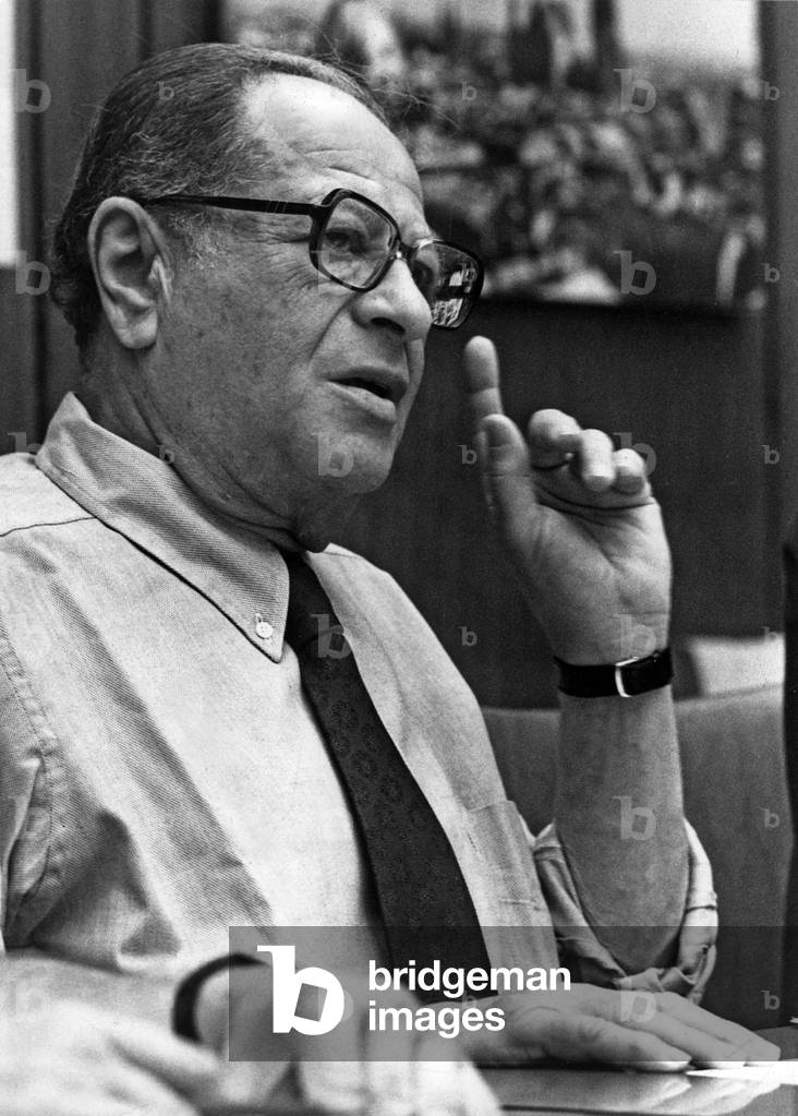 Austrian chancellor Bruno Kreisky July 1982