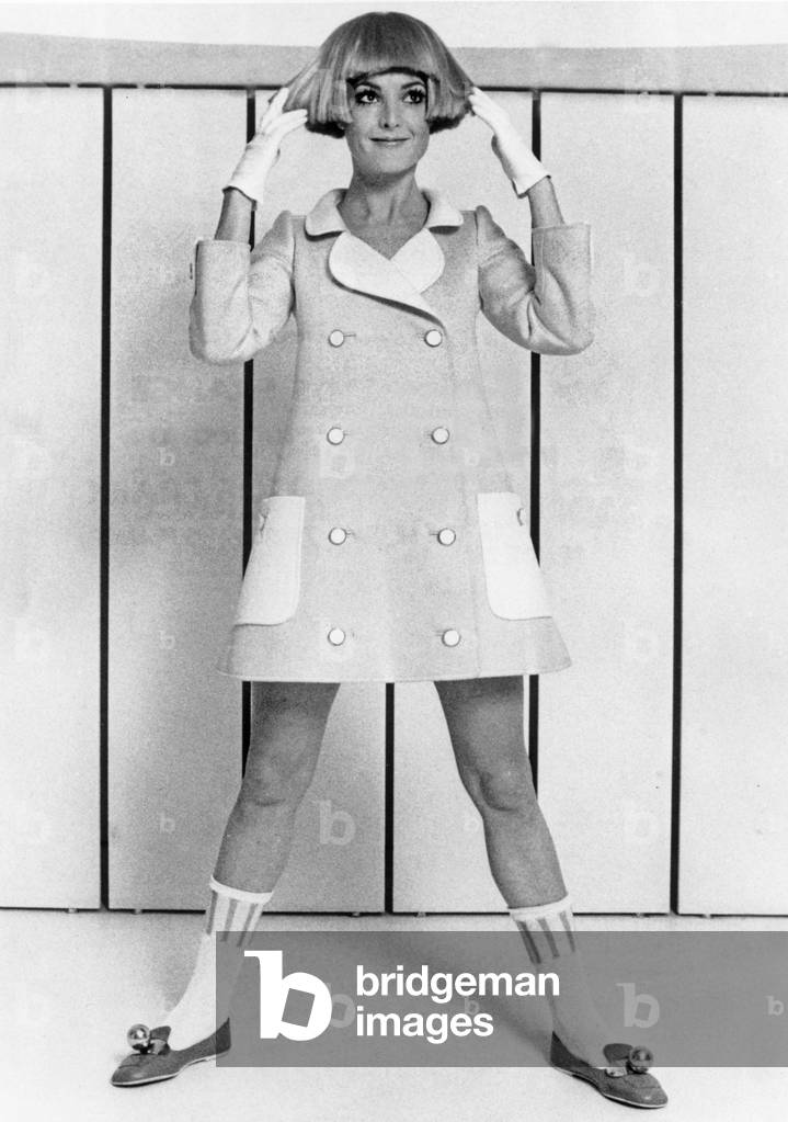 A coat by Courreges, February 1969
