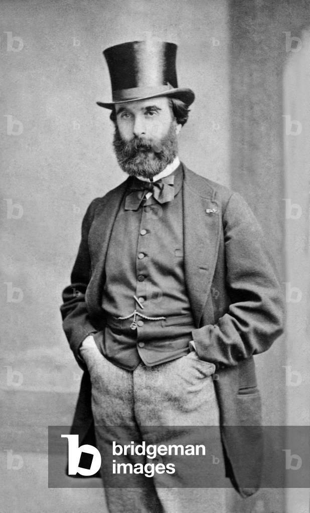 Ludovic Halevy (1834-1908) French playwright librettist and novelist member of French Academy academicien, photo by Lege et Bergeron