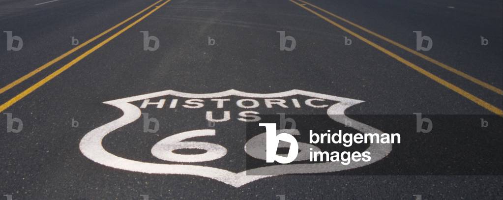 Route 66 which cross United States from Los Angeles to Chicago, photo taken in 2005