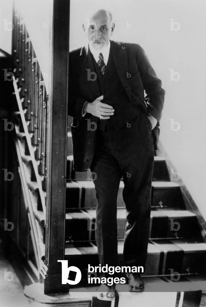Italian writer Luigi Pirandello (1867-1936) Photographed by Badodi in 1920
