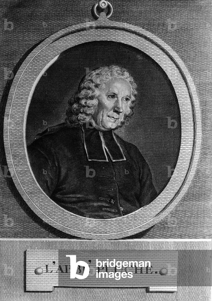 French priest Noel-Antoine Pluche (engraving)