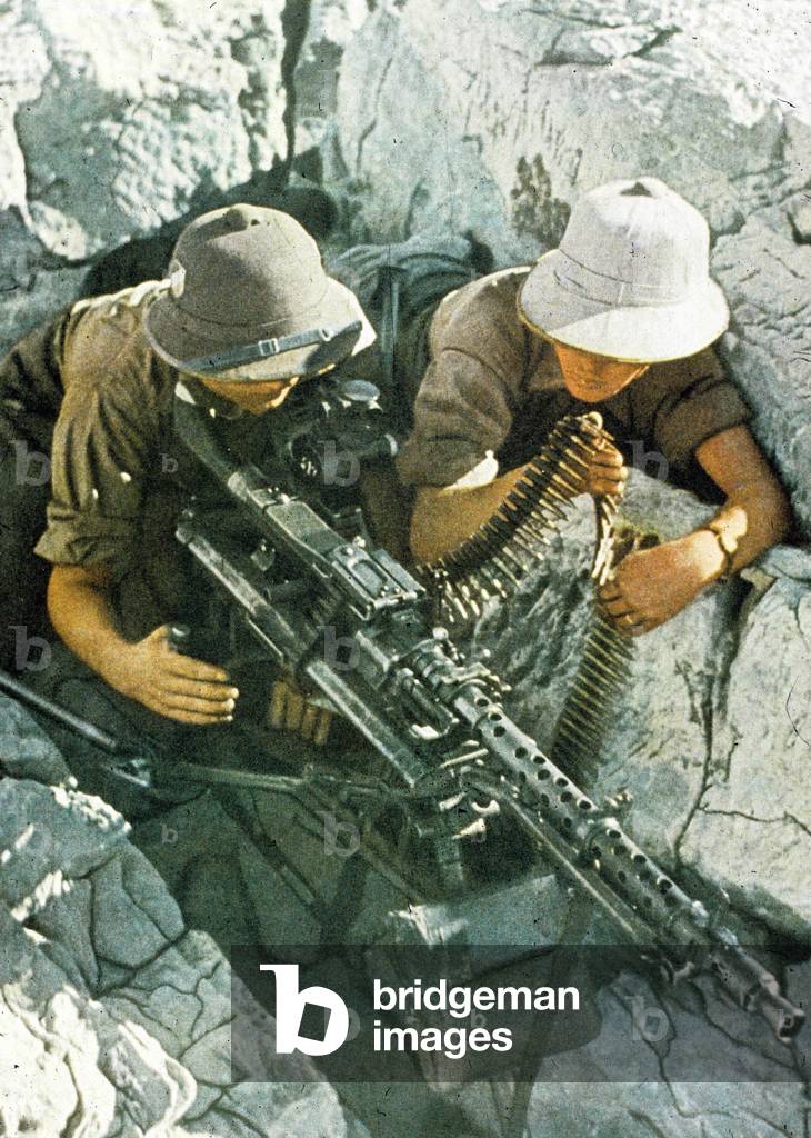 German soldiers on the Italian front WW2