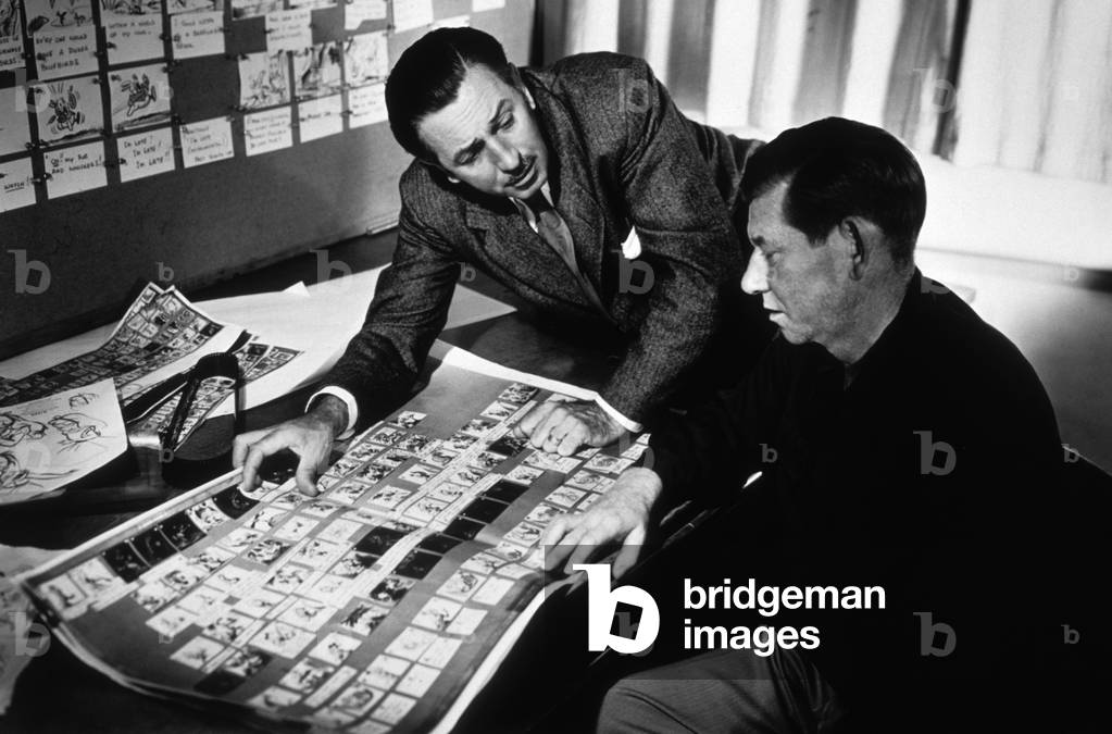 Walt Disney et Wilfred Jackson