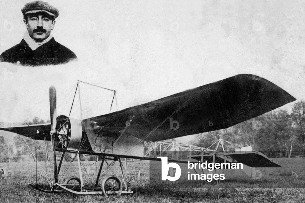 Monoplan Sommer pilot by Albert Kimmerling (1882-1912) pioneer of aviation in France and South Africa.