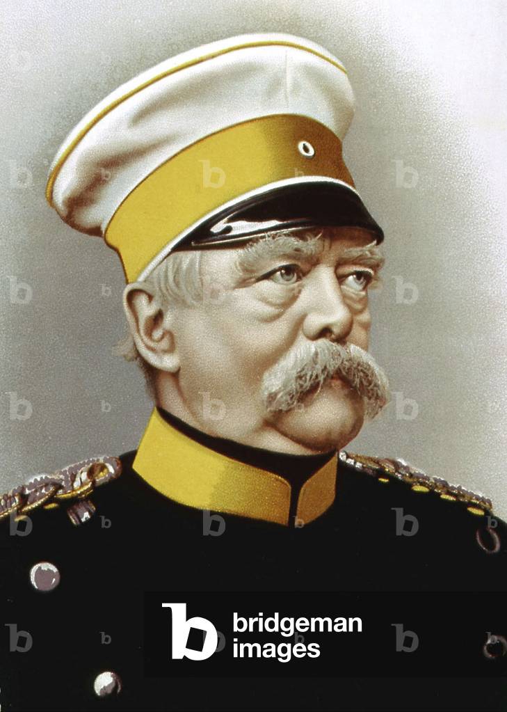 Otto von Bismarck (1815-1898) former German Prime Minister and chancellor, here in 1889, engraving after a photo by Loescher & Petsch