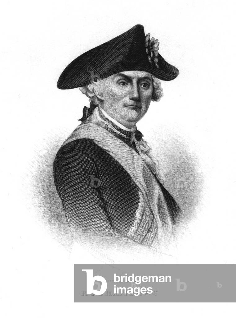 Jean-Baptiste Donatien de Vimeur, count of Rochambeau (engraving)