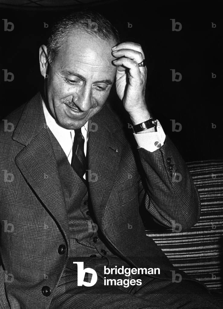 Jacques Goddet, director of paper l'Equipe, here in Madrid on May 2, 1957
