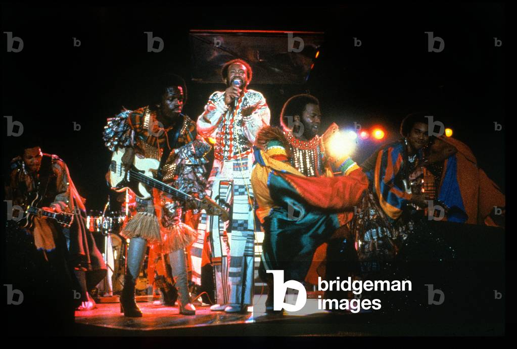 funk band Earth Wind and Fire on stage in 1979