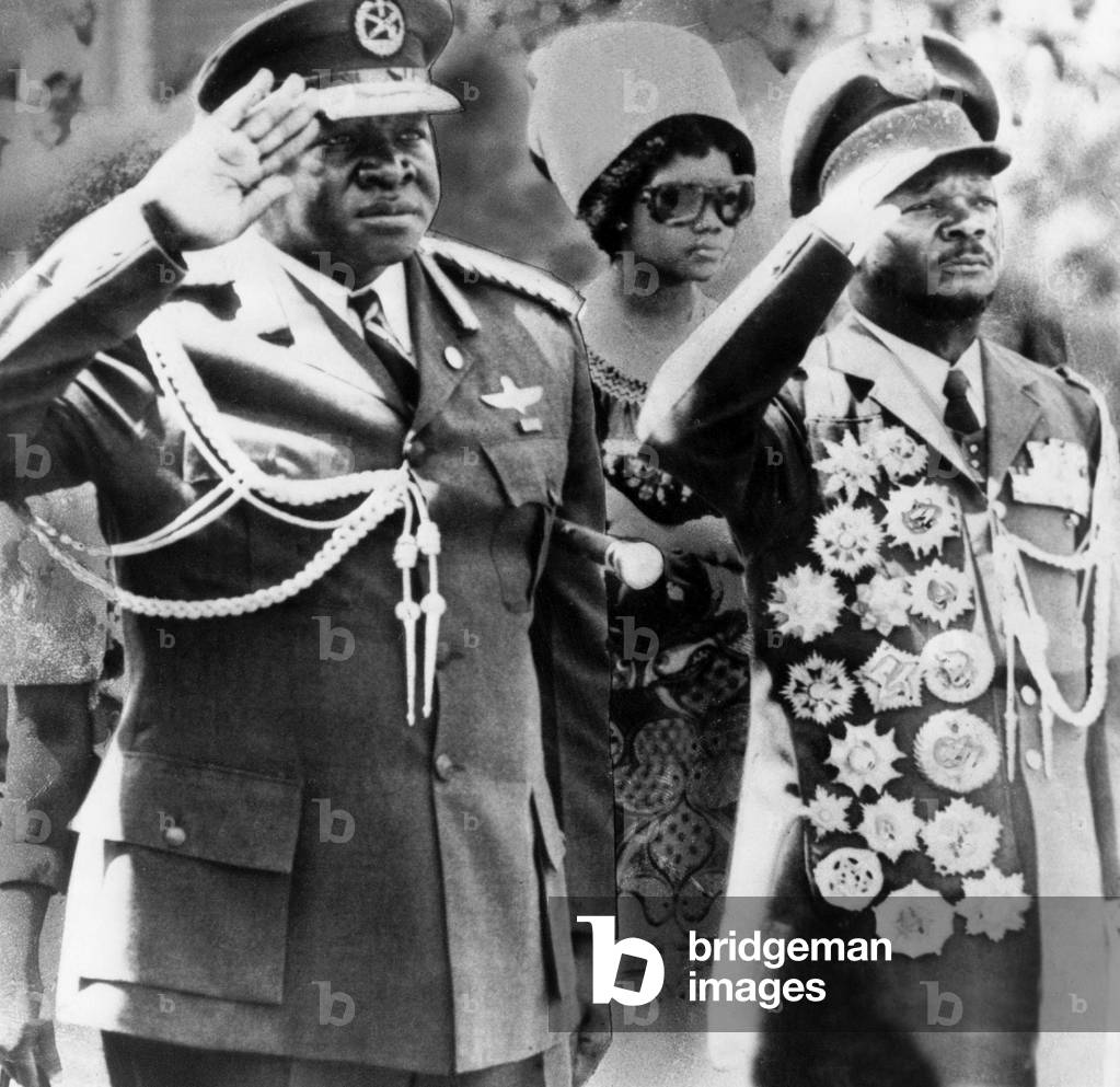 President of Uganda Amin Dada and President of Central African Republic Jean Bedel Bokassa gave the deportation order of asian community September 4, 1972