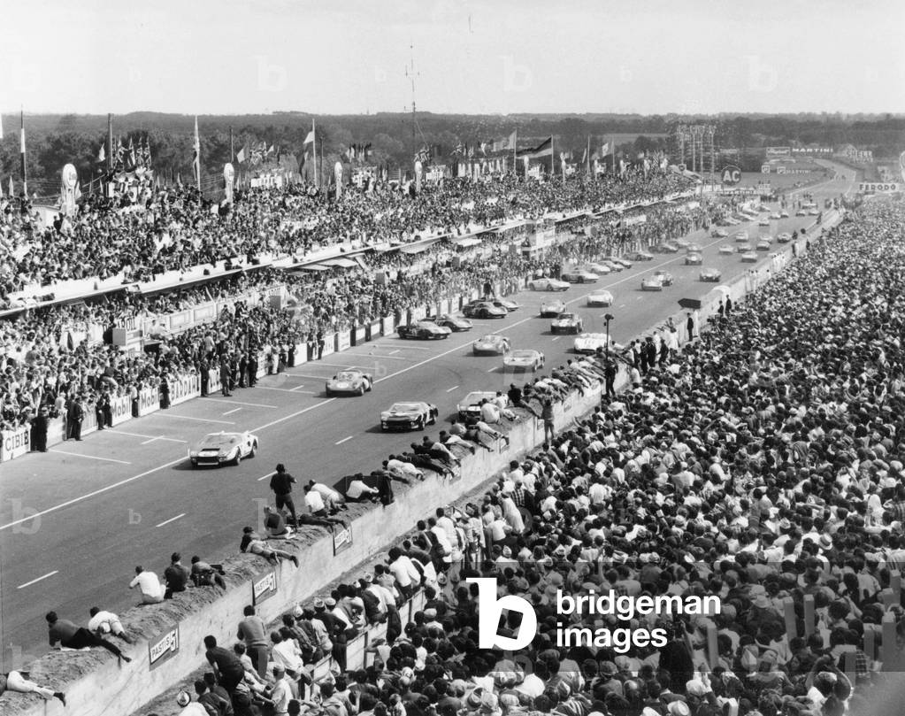Start of the Le Mans 24 Hour race, France, 1965