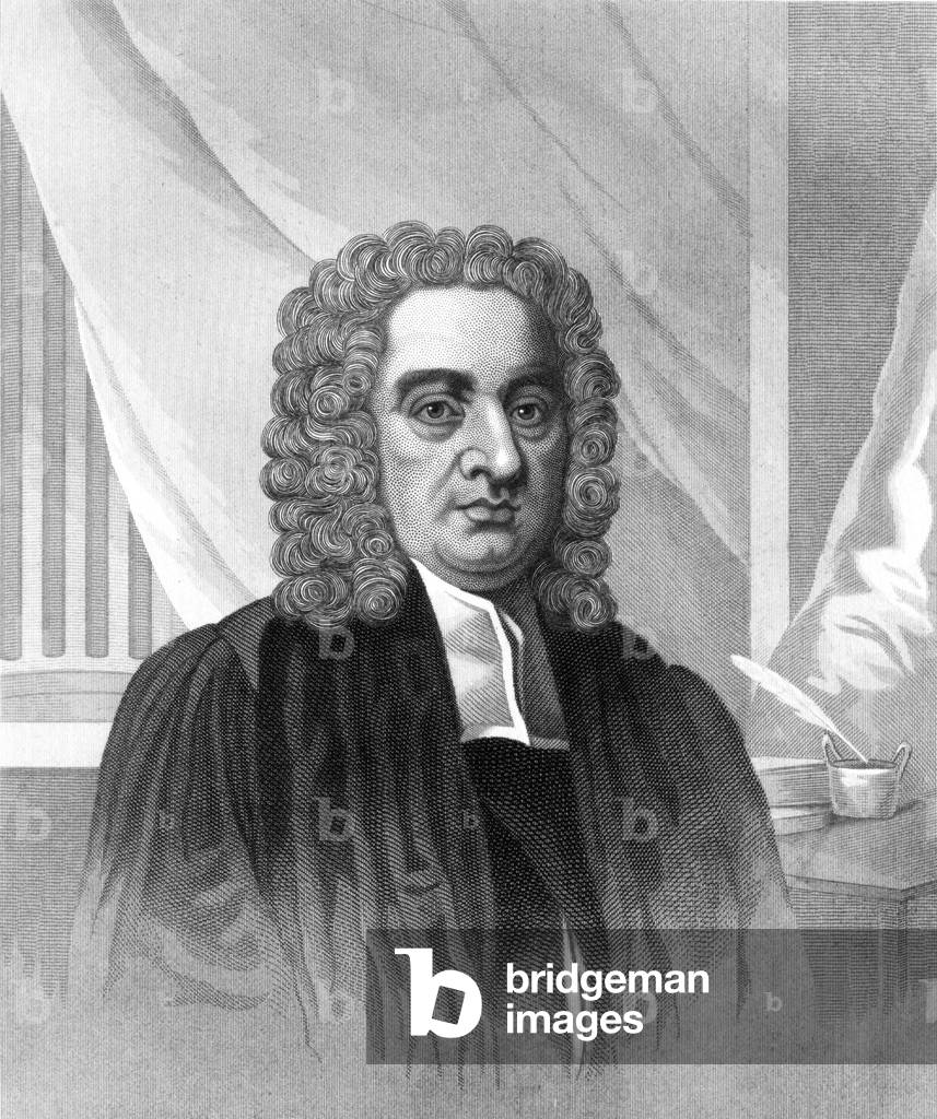 Jonathan Swift (1667-1745) dean irish cleric and novelist, engraving