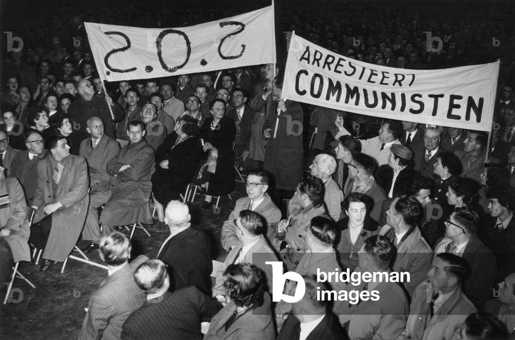 Meeting in Eindhoven (Holland) against Hungary events on November 5, 1956