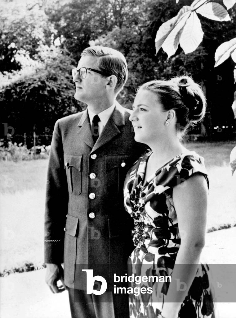 Princess Margriet of Holland and Pieter Van Vollenhoven announcing their Wedding December 10, 1966