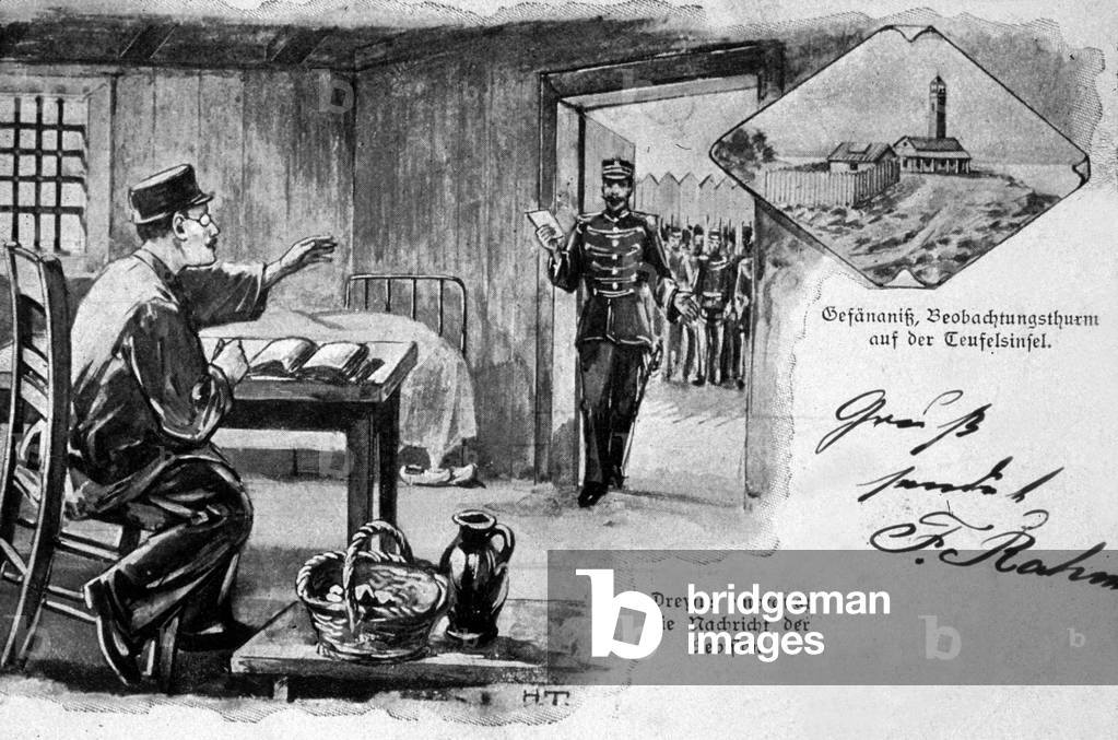 Dreyfus case German postcard