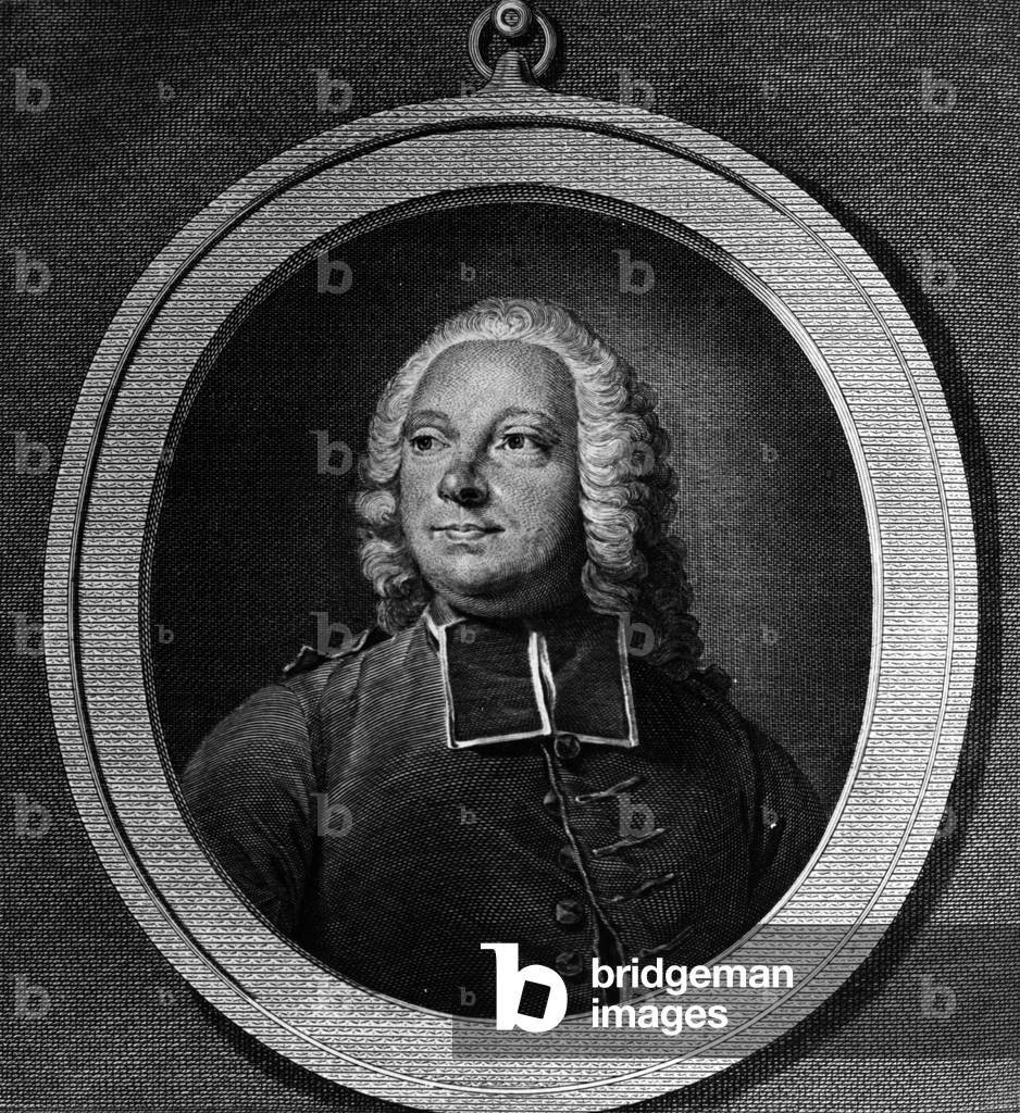 Abbot Antoine Prevost (1697-1763), author of Manon Lescaut (1731), engraving