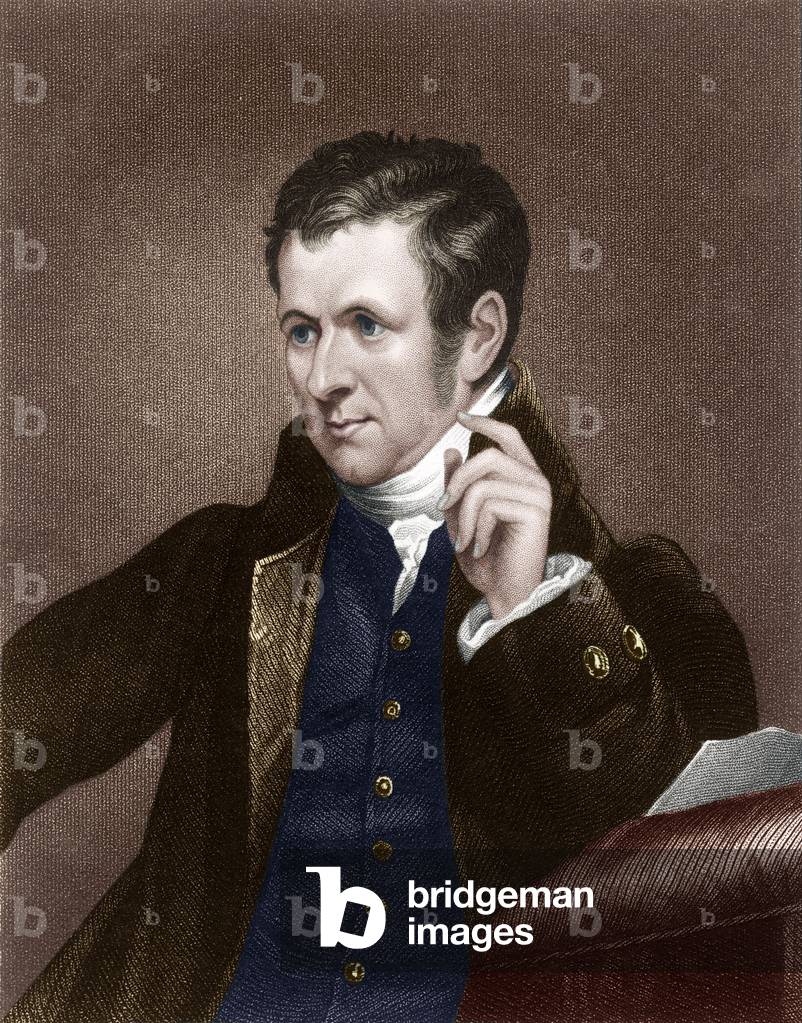 Humphry Davy, 1830 (colour litho)