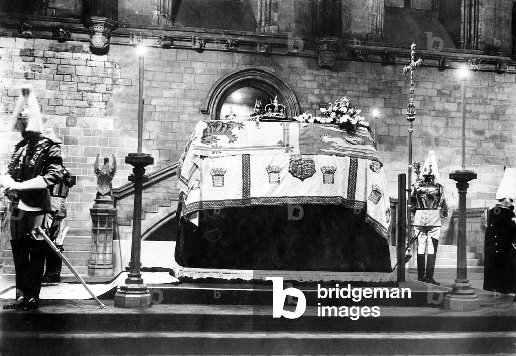 Wake during King  George V's funeral January 1936