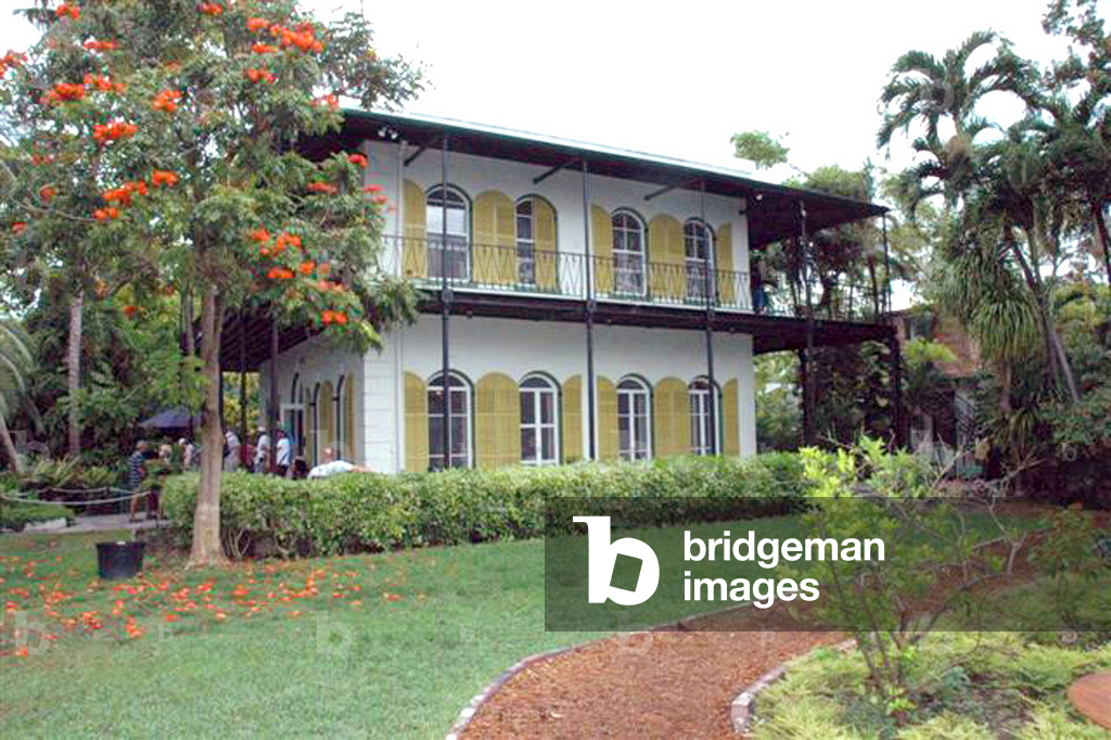 Writer Ernest Hemingway's home in Key West, Florida